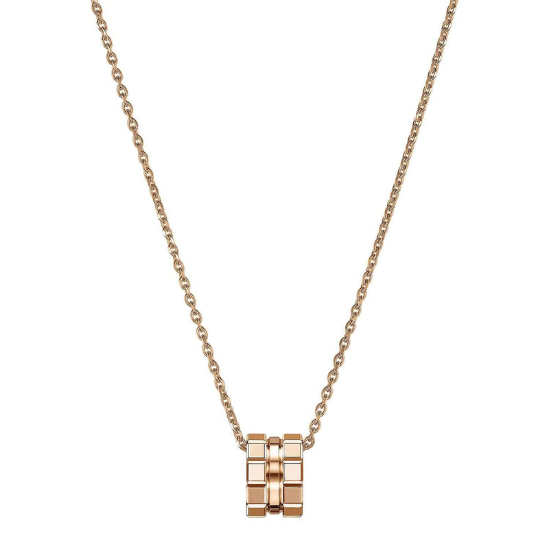 18ct Rose Gold Ice Cube Pendant - Main Image