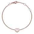 18ct Rose Gold My Happy Hearts Mother Of Pearl Bracelet