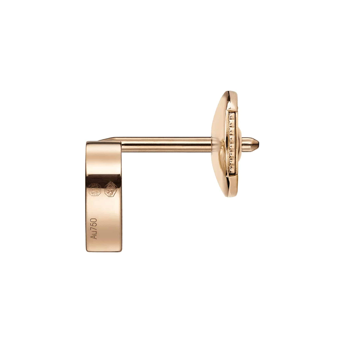 Chopard 18ct Rose Gold My Happy Hearts Pink Opal Single Stud Earring - Berry's Jewellers