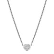 18ct White Gold My Happy Hearts Pave Set Diamond Pendant