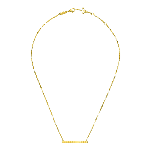 Chopard 18ct Yellow Gold Ice Cube Bar Necklace - Berry's Jewellers