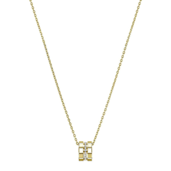 Chopard 18ct Yellow Gold Ice Cube Mini Diamond Set Pendant - Berry's Jewellers