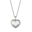 Happy Diamonds 18ct White Gold Heart Pendant