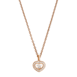 Happy Diamonds Icons 18ct Rose Gold and Diamond Heart Pendant