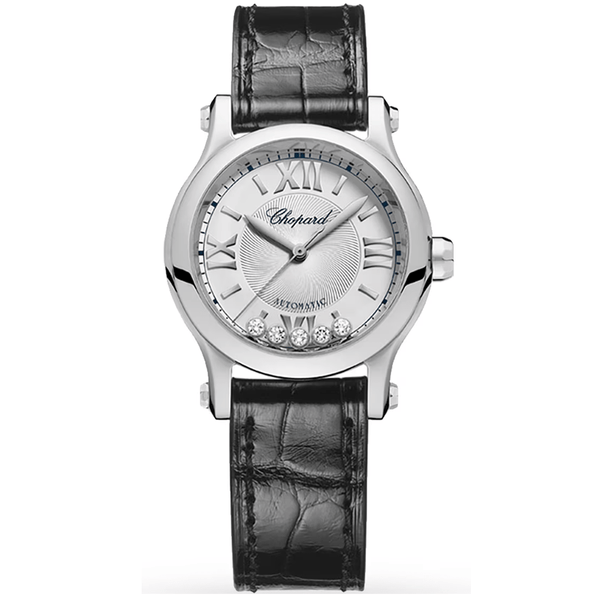 Chopard Happy Sport 30mm Automatic Ladies Strap Watch - Berry's Jewellers