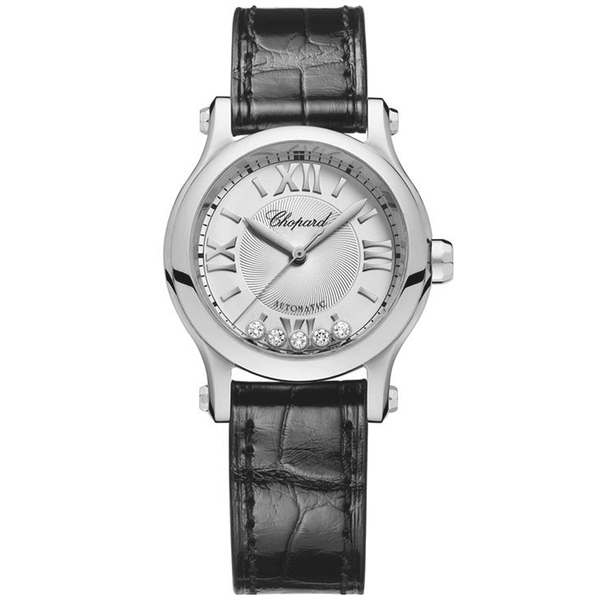 Chopard Happy Sport 30mm Automatic Ladies Strap Watch - Berry's Jewellers