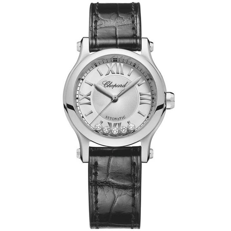 Chopard Happy Sport 30mm Automatic Ladies Strap Watch - Berry's Jewellers