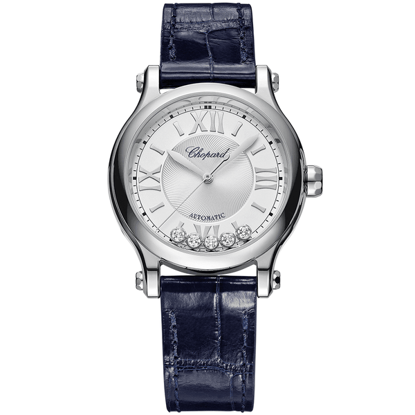 Chopard Happy Sport 33mm Steel Automatic Strap Watch - Berry's Jewellers