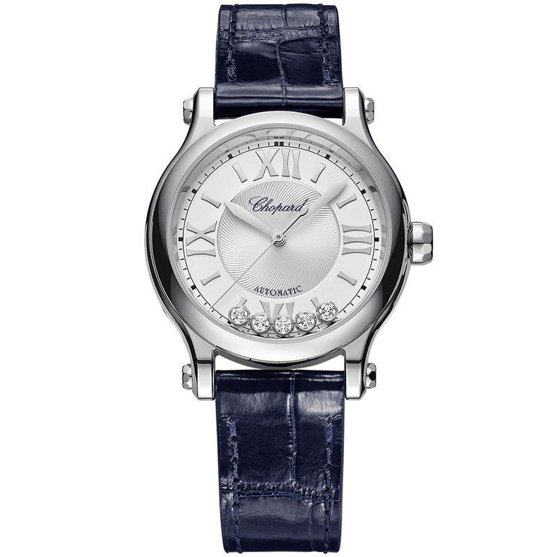 Chopard Happy Sport 33mm Steel Automatic Strap Watch - Berry's Jewellers