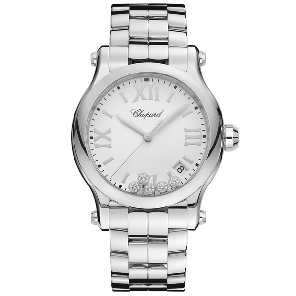 Chopard Happy Sport Steel 36mm Quartz Ladies Watch - Berry's Jewellers
