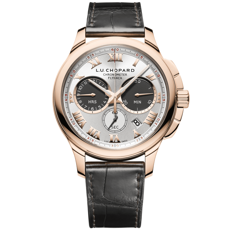 Chopard LUC Chrono One 18ct Rose Gold 44mm Ltd Edition Watch - Berry's Jewellers