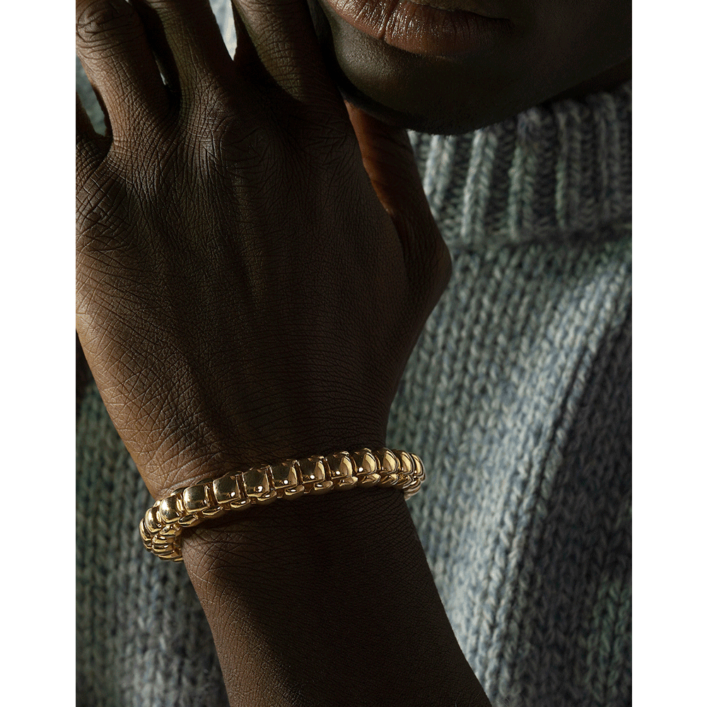 FOPE Luna 18ct Yellow Gold Large Link Chain Bracelet - Berry's Jewellers