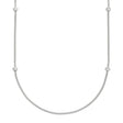 Prima 18ct White Gold Long Necklace With Pavé Set Diamonds