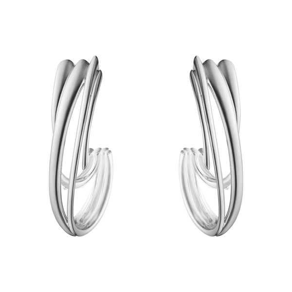 Georg Jensen Arc Sterling Silver Earrings - Berry's Jewellers