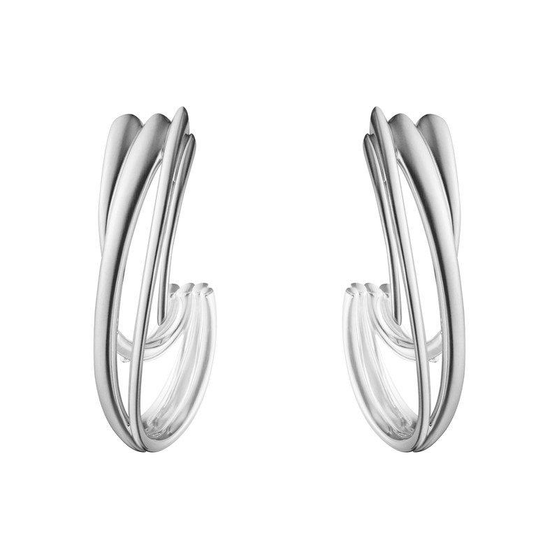 Georg Jensen Arc Sterling Silver Earrings - Berry's Jewellers