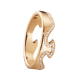 Fusion 18ct Rose Gold Diamond Set End Ring