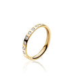 Magic Yellow Gold Diamond Set Centre Ring