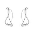 Mercy Silver Large Earhoops