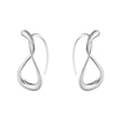Mercy Silver Small Earhoops