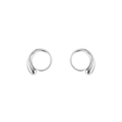 Mercy Sterling Silver Swirl Earrings