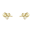 Moonlight Grapes 18ct Yellow Gold Diamond Set Earrings