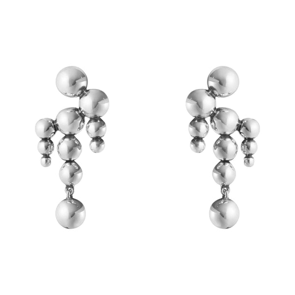 Georg Jensen Moonlight Grapes Silver Chandelier Earrings - Berry's Jewellers
