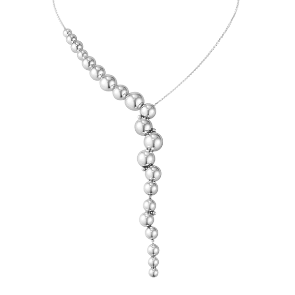 Georg Jensen Moonlight Grapes Silver Necklace - Berry's Jewellers