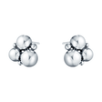 Moonlight Grapes silver stud earrings