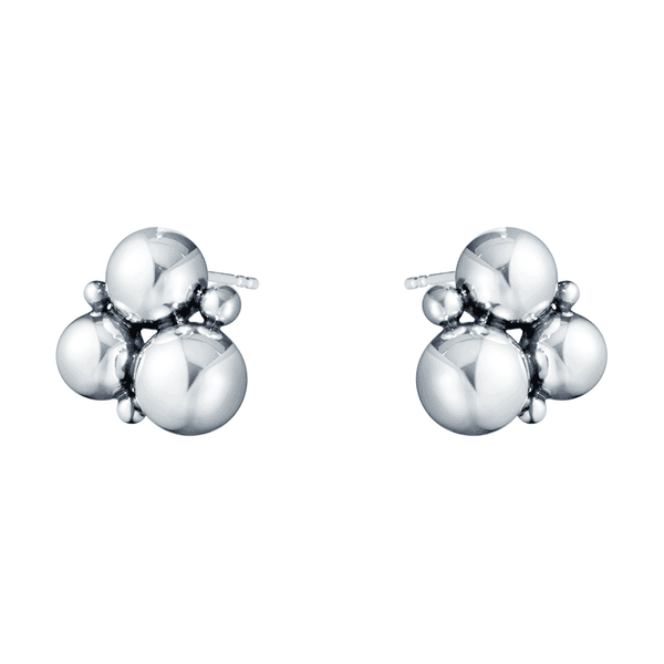 Georg Jensen Moonlight Grapes silver stud earrings - Berry's Jewellers