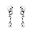 Moonlight Grapes Small Silver Drop Earrings