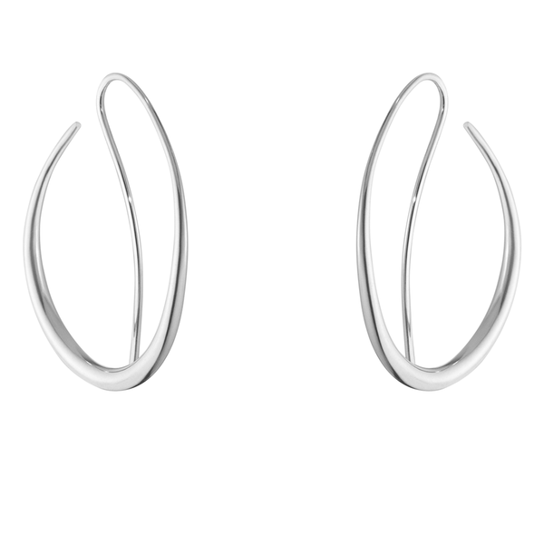 Georg Jensen Offspring Sterling Silver Ear Hoops - Berry's Jewellers