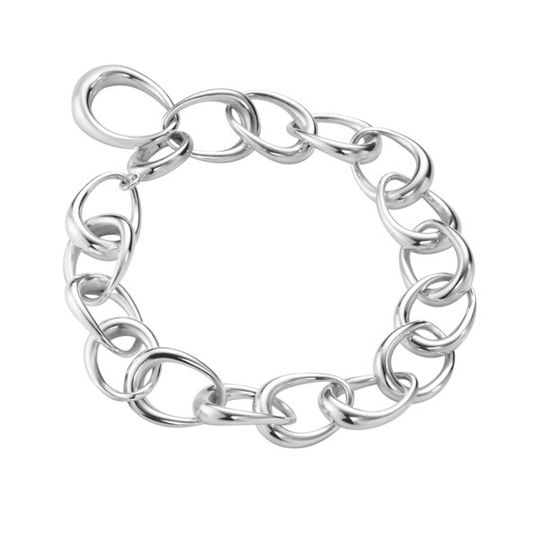 Georg Jensen Offspring Sterling Silver Link Bracelet - Berry's Jewellers