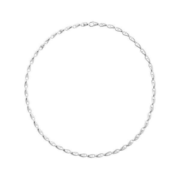 Georg Jensen Reflect Link Sterling Silver Necklace - Berry's Jewellers