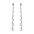 Reflect Sterling Silver Extra Long Drop Earrings