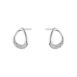 Sterling Silver Offspring Diamond Stud Earrings