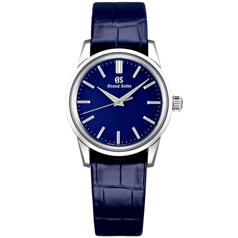 Grand Seiko Elegance 34mm Royal Blue Dial Watch SBGX349