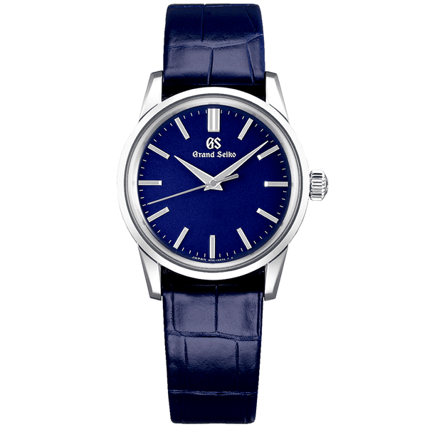 Grand Seiko Elegance 34mm Royal Blue Dial Ladies Strap Watch - Berry's Jewellers