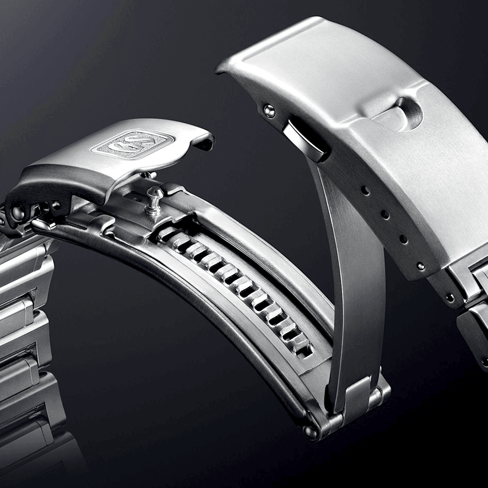 Grand Seiko Evolution 9 43.8mm Black Dial Men's Titanium Spring-Drive Watch - Berry's Jewellers