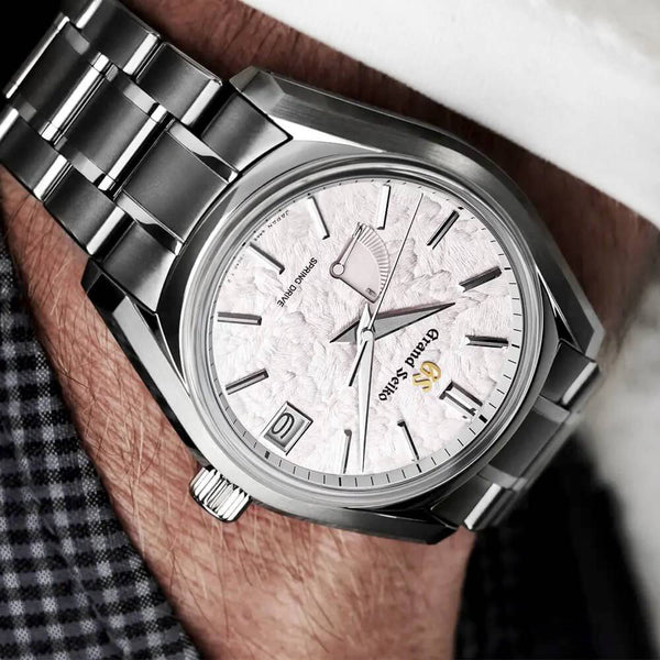 Grand Seiko Heritage 'Shunbun' 40mm Cherry Blossom Dial Spring-Drive Bracelet Watch - Berry's Jewellers