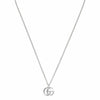 Gucci GG Marmont Sterling Silver Logo Necklace - Berry's Jewellers