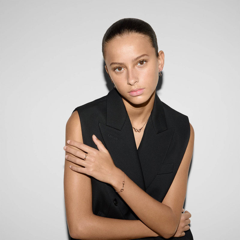 Gucci Gucci Horsebit 18ct Rose Gold Diamond Chain Bracelet - Berry's Jewellers