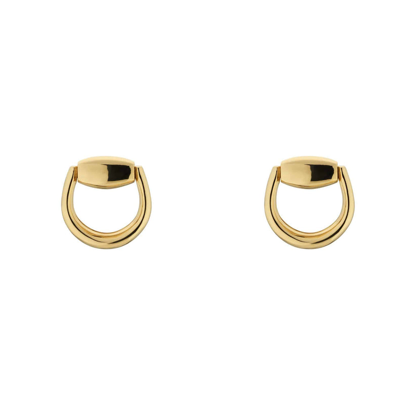 Gucci Gucci Horsebit 18ct Yellow Gold Stud Earrings - Berry's Jewellers