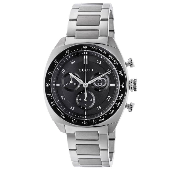 Gucci Gucci Interlocking 41mm Black Dial Men's Bracelet Watch - Berry's Jewellers