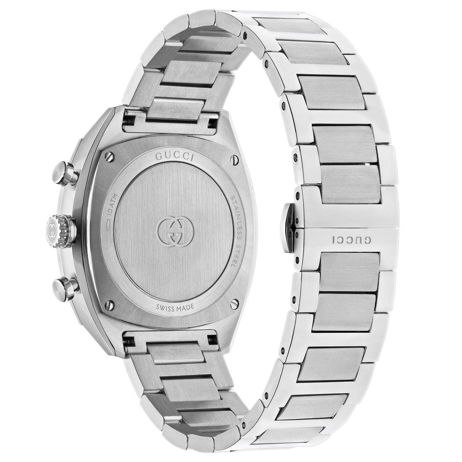 GUCCI ブラックウォッチ Gucci Interlocking Quartz 41mm Watch