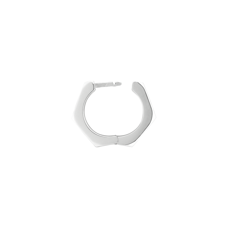 Gucci Gucci Sterling Silver Trademark Hoop Earrings - Berry's Jewellers