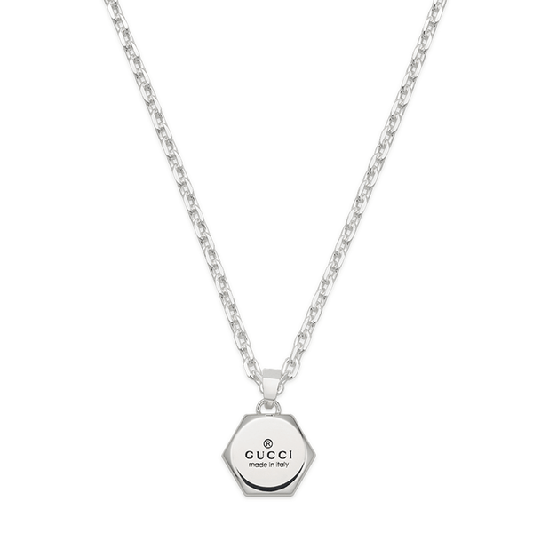 Gucci Gucci Sterling Silver Trademark Necklace - Berry's Jewellers