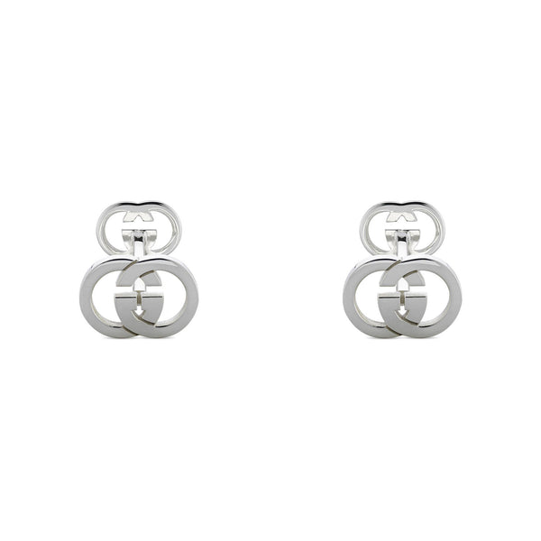 Gucci Gucci Interlocking Sterling Silver Cufflinks - Berry's Jewellers