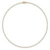 18ct Yellow Gold Round Brilliant Cut Diamond Claw Set Collarette