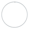 18ct White Gold Round Brilliant Cut Diamond Collarette