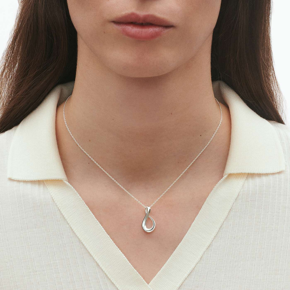 Georg Jensen Infinity Silver Pendant - Berry's Jewellers